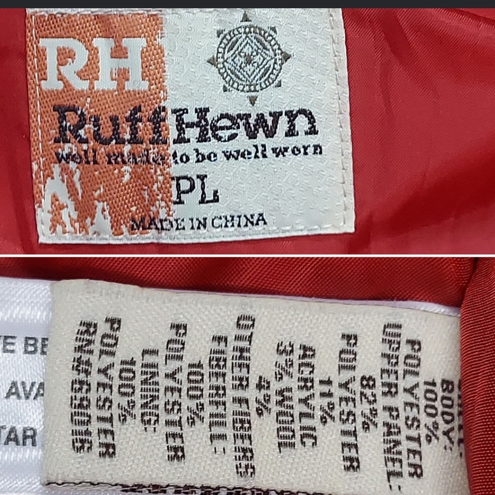 Ruff Hewn Red Puffer Vest - Picture 12 of 17